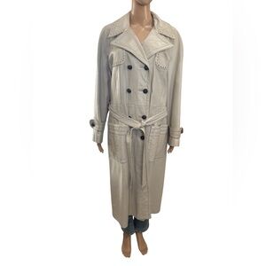 1970’s 24 K Leather Trench Coat by Dani Di Modes